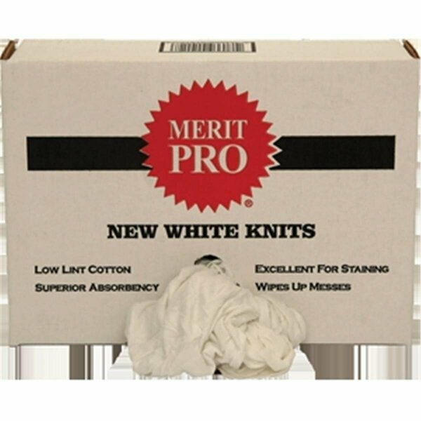 Gourmetgalley MP01013 White New Washed Knit Rags- Red GO3562154
